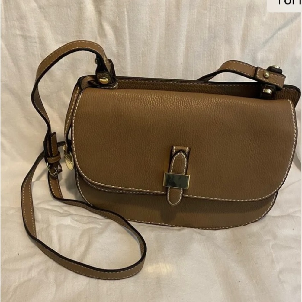 London Faux Leather Cross BodyHanbag